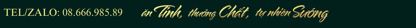ăn tinh, thưởng chất, tự nhiên sướng